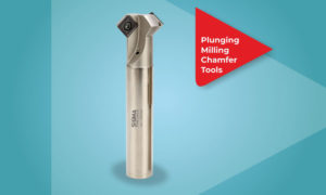 Plunging milling chamfer tool
